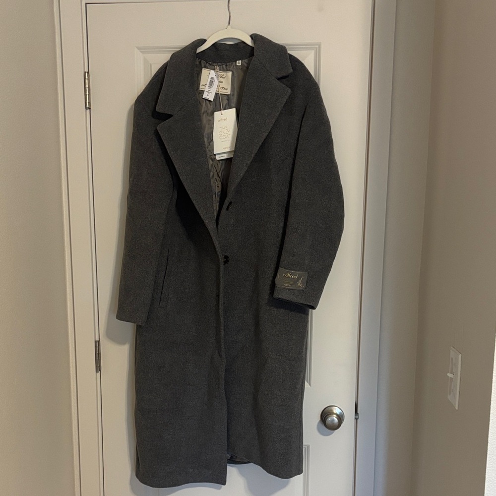 Wilfred Charcoal Trench Coat